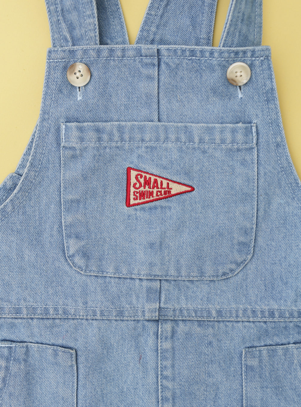 Denim Shortie Overalls